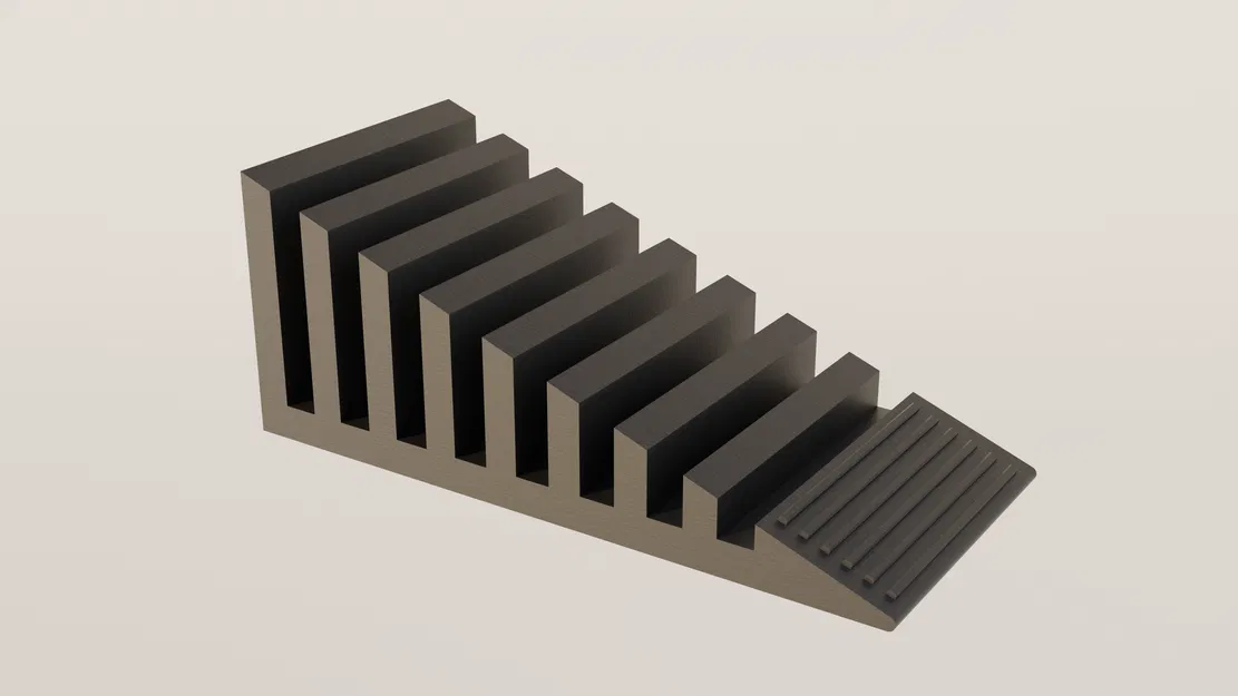 Chặn cửa thiết kế hiện đại (Modern Doorstop) in 3D tiện dụng - Image 1