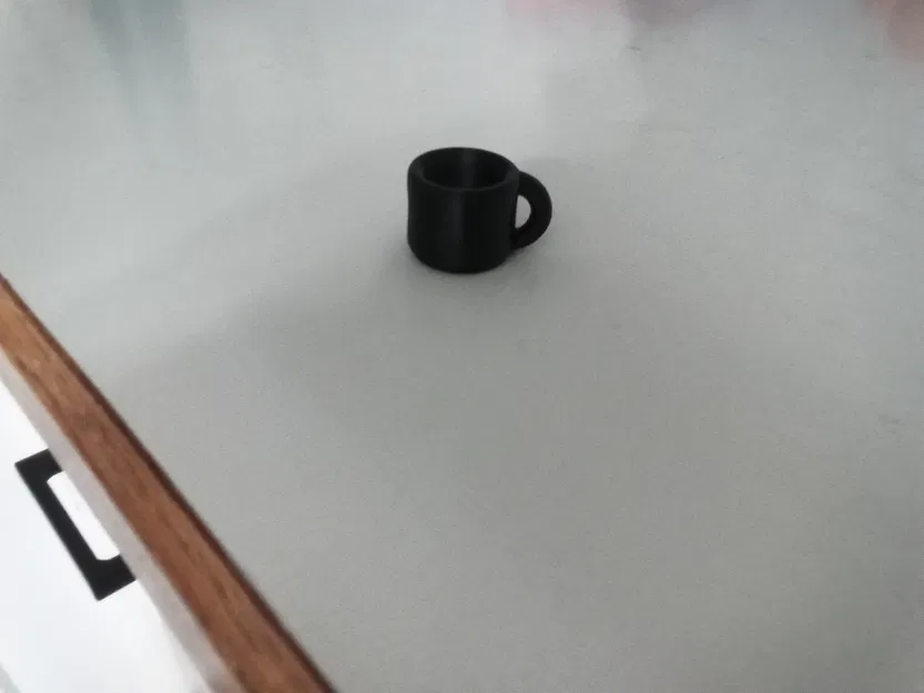 Móc Khóa Ly Cà Phê Mini – Phụ Kiện In 3D Siêu Dễ Thương - Image 1