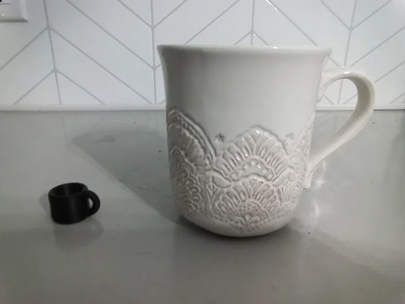 Móc Khóa Ly Cà Phê Mini – Phụ Kiện In 3D Siêu Dễ Thương - Image 2