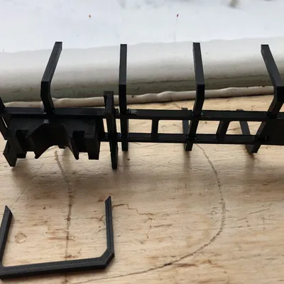 Mô hình rơ-moóc chở gỗ (Log Trailer) tỷ lệ 1/64 in 3D