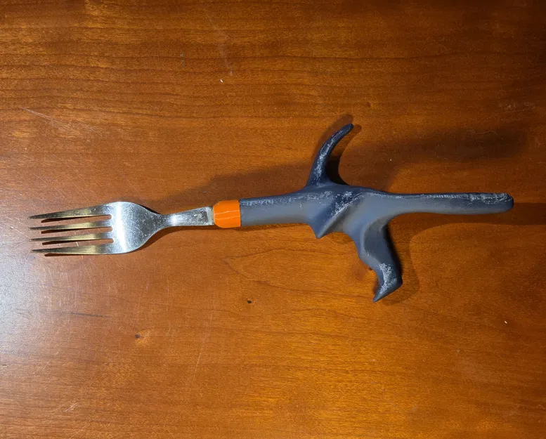 Tay cầm nĩa kiểu kiếm liễu (Foil Pistol Grip Fork) - Image 2