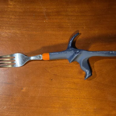 Tay cầm nĩa kiểu kiếm liễu (Foil Pistol Grip Fork)
