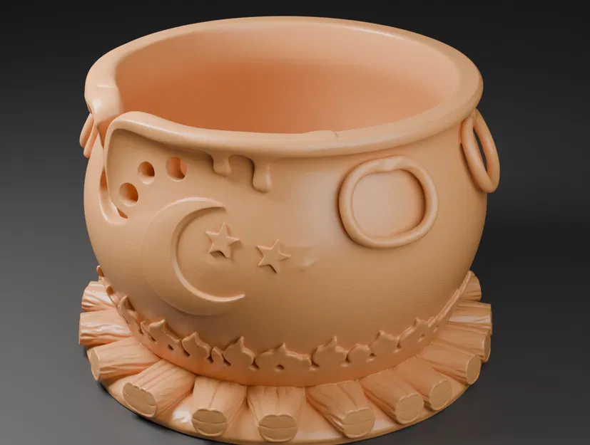 Bát đựng len Witches Brew - Phụ kiện đan móc độc đáo cho người yêu 3D - Image 1