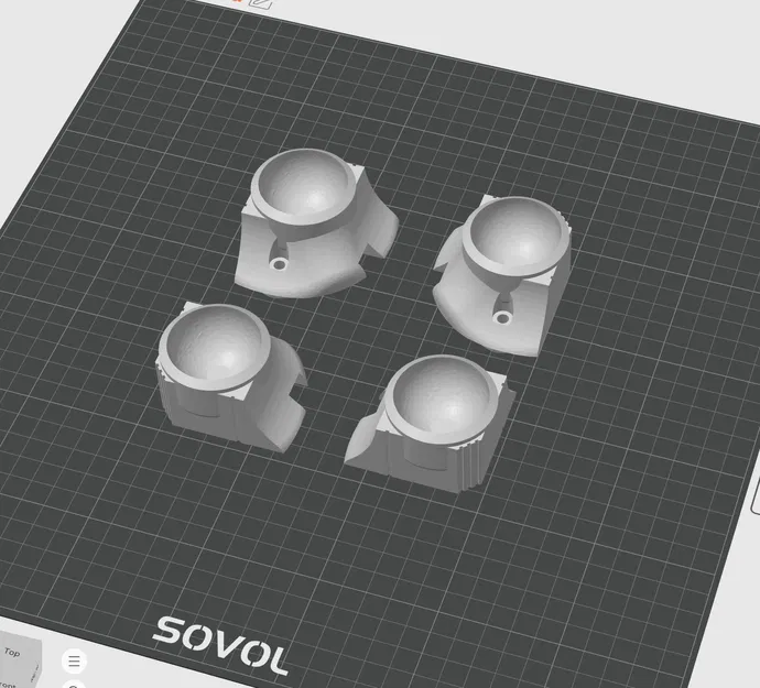 Chân đế máy in SV08 tích hợp khay đặt bóng squash - Image 1