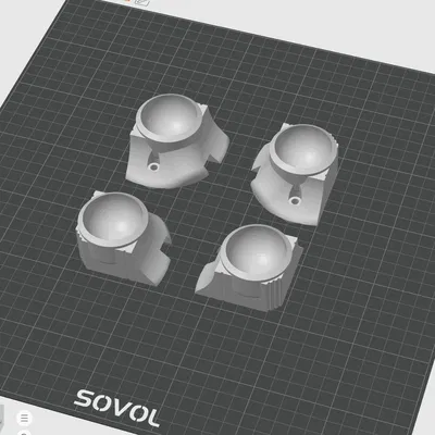 Chân đế máy in SV08 tích hợp khay đặt bóng squash