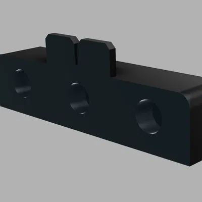 Ngàm gắn thùng rác IKEA Hallbar 10L lên cánh tủ bếp (3D Print)