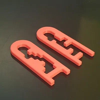 Mẫu in 3D Hanayama Keyhole Puzzle - Trò chơi trí tuệ rèn luyện tư duy