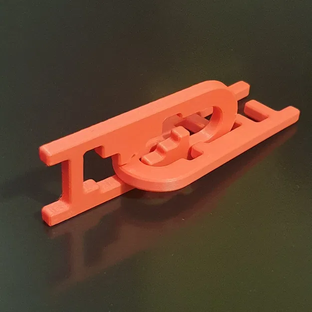 Mẫu in 3D Hanayama Keyhole Puzzle - Trò chơi trí tuệ rèn luyện tư duy - Image 4