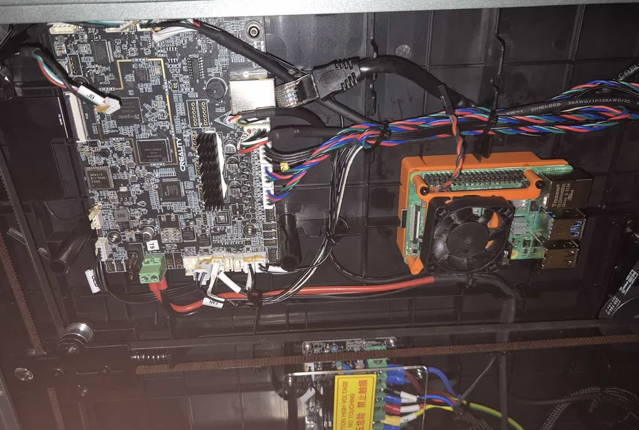 Ngàm gắn Raspberry Pi 4B cho máy in K1 Max (2023) - Image 1