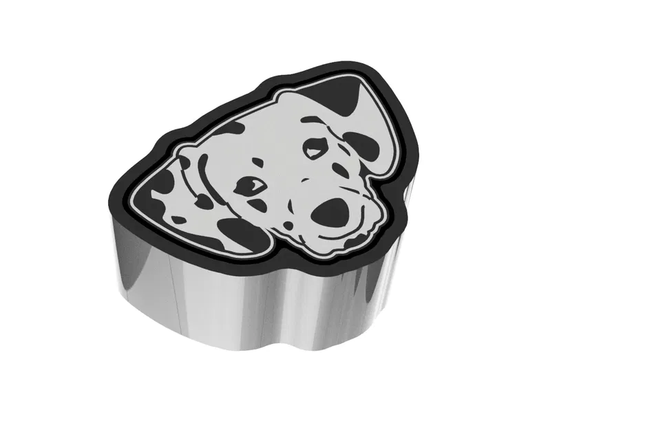 Móc khóa clicker hình chó đốm (Dalmation keychain clicker) - Image 7