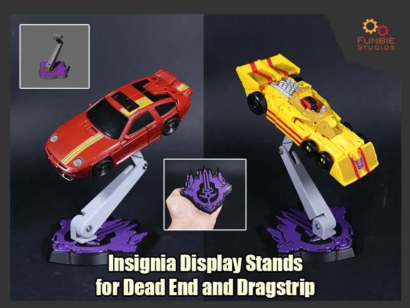 Đế trưng bày Insignia cho Transformers Dead End và Drag Strip - Image 1