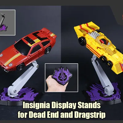 Đế trưng bày Insignia cho Transformers Dead End và Drag Strip