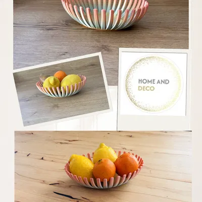 Tô đựng trái cây in 3D thiết kế nan thưa nghệ thuật