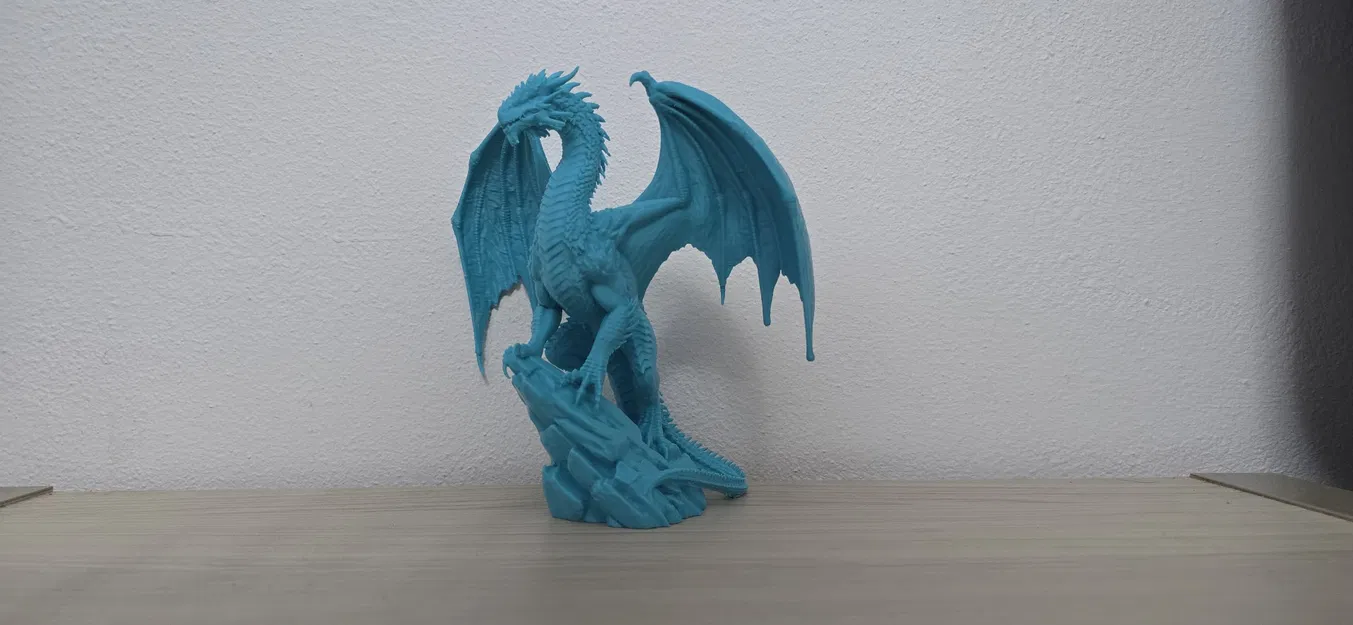 Mô hình rồng cổ đại trên đá cực đẹp cho dân chơi in 3D - Image 1