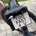 Bảng số "too fast 4 u" cho xe đạp địa hình / e-bike - Thumbnail 1