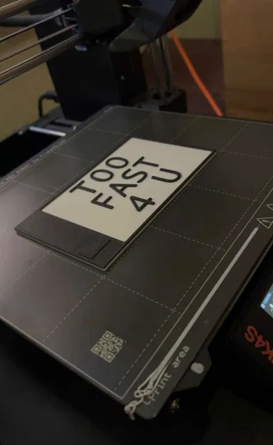 Bảng số "too fast 4 u" cho xe đạp địa hình / e-bike - Image 2