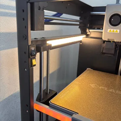 Giá đỡ công tắc kép cho Flashforge AD5X – Gắn cạnh trái (Nguồn / LED / Điều khiển quạt)