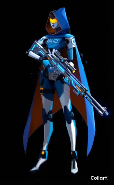 Mô hình 3D nhân vật V'uga trong game Bullet Echo - File STL chi tiết - Image 1