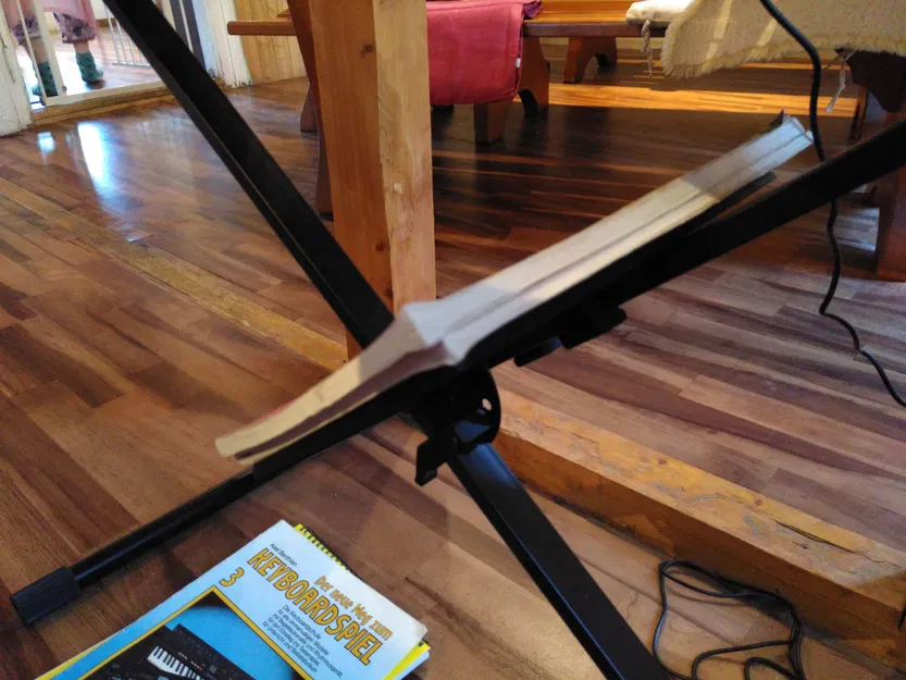 Giá Đỡ Sách Cho Chân Đàn Keyboard Kiểu Chữ X (X-Stand Shelf) - Image 2