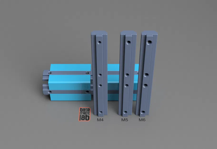 Thanh nối T-Slot 4040 dài 150mm kèm đai ốc M4-M5-M6 - Image 2