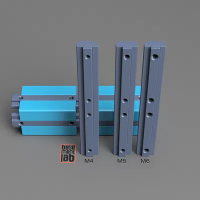 Thanh nối T-Slot 4040 dài 150mm kèm đai ốc M4-M5-M6