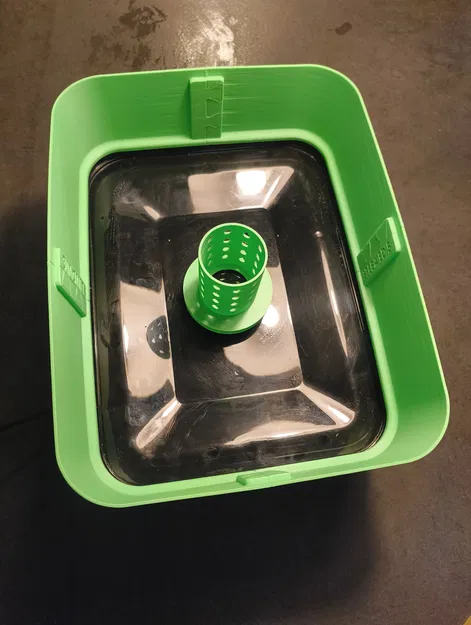 Vòng đệm nối dài (Riser) cho máy sấy nhựa Steba ED 5 - Image 1