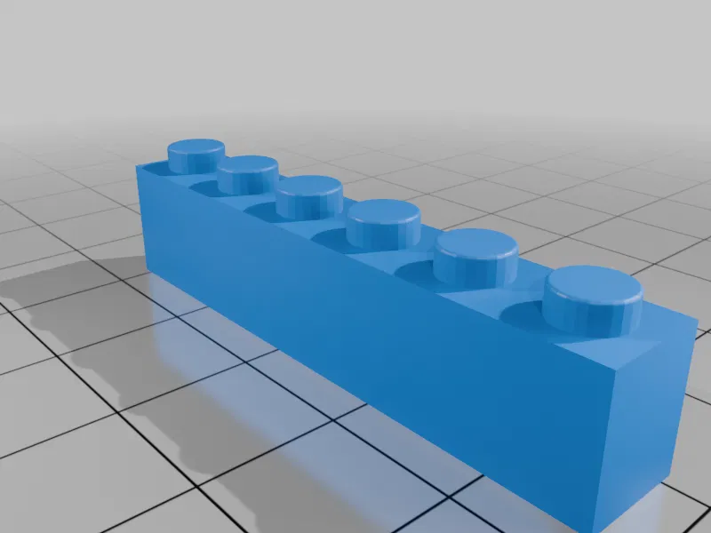 Gạch lắp ráp 1x6 tương thích LEGO - Image 1