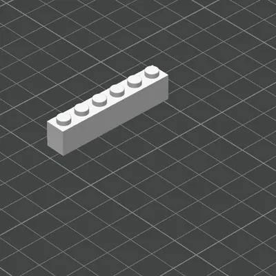 Gạch lắp ráp 1x6 tương thích LEGO