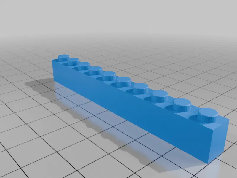 Gạch lắp ráp 1x10 tương thích LEGO - Image 1