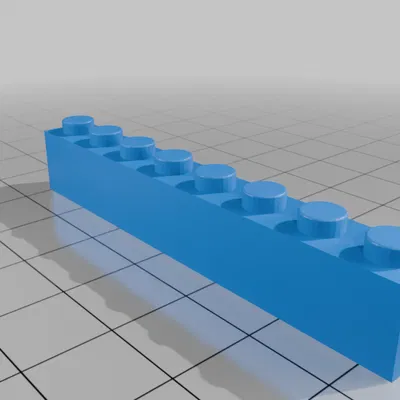 Gạch lắp ráp 1x8 tương thích với LEGO