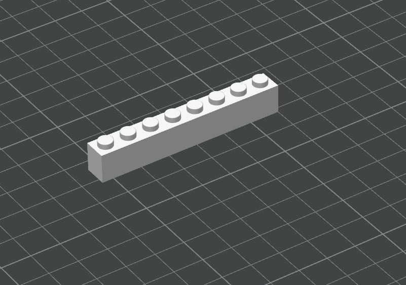 Gạch lắp ráp 1x8 tương thích với LEGO - Image 2