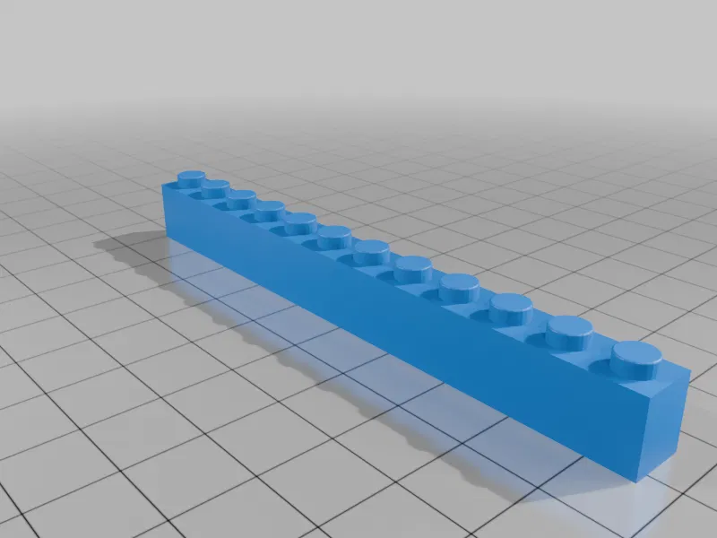 Gạch 1x12 tương thích với Lego - Image 1