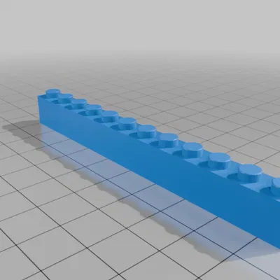 Gạch 1x12 tương thích với Lego