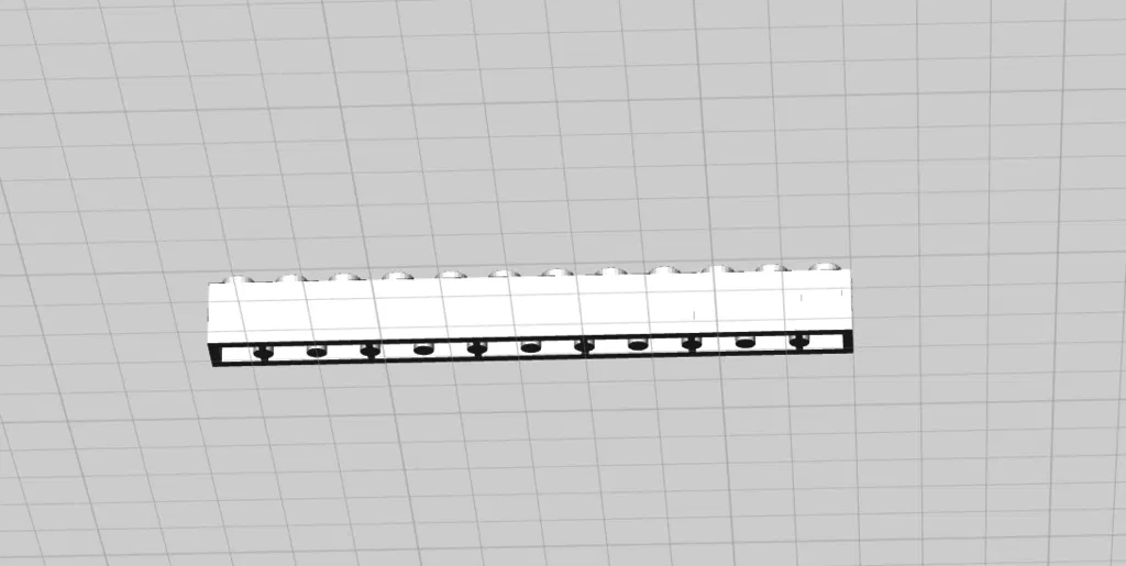 Gạch 1x12 tương thích với Lego - Image 2