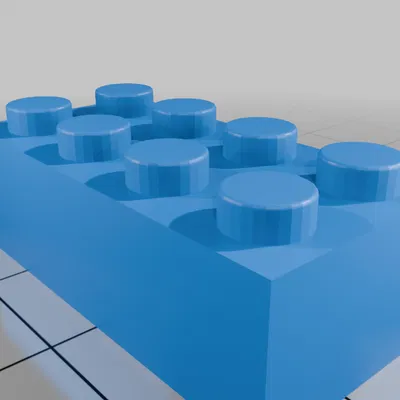 Viên gạch 2x4 tương thích với Lego