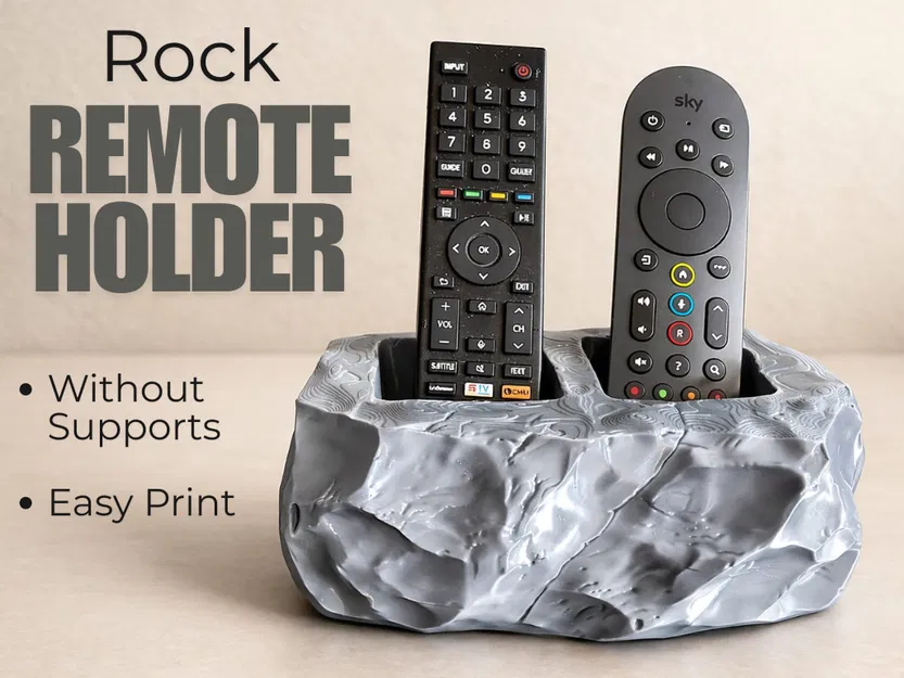 Hộp Đựng Điều Khiển Hình Hòn Đá - Rock Remote Holder - Image 1
