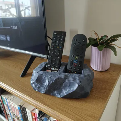 Hộp Đựng Điều Khiển Hình Hòn Đá - Rock Remote Holder