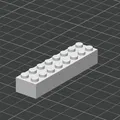 Gạch 2x8 tương thích với LEGO - Thumbnail 2