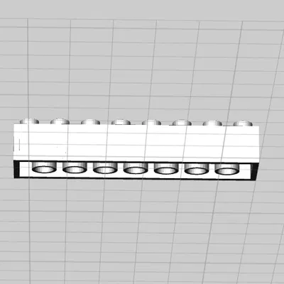 Gạch 2x8 tương thích với LEGO
