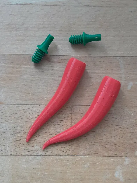 Khuyên tai ớt phiên bản 2 (Chili Earrings v2) - Image 4