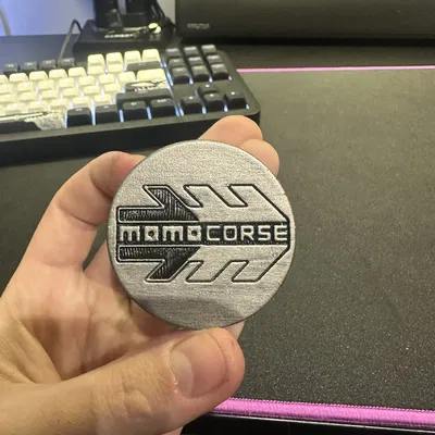 Nắp chụp mâm xe Momo Corse 53mm (Hub Cap) thay thế in 3D