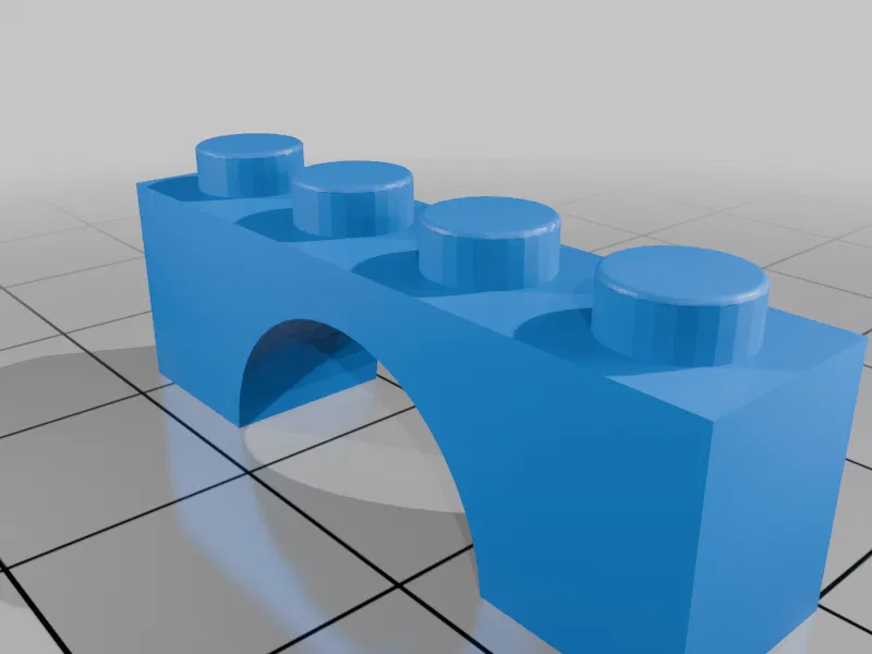 Gạch cầu 1x4 tương thích với LEGO - Image 1