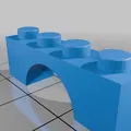 Gạch cầu 1x4 tương thích với LEGO - Thumbnail 1