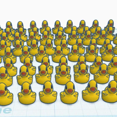 Mô hình 88 chú vịt con đáng yêu cho máy in 3D