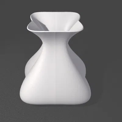 Mẫu lọ hoa trang trí 3D tinh tế cho không gian hiện đại