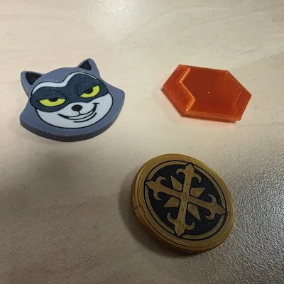 Bộ Token In 3D Cho Board Game For A Crown