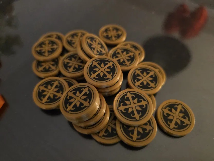 Bộ Token In 3D Cho Board Game For A Crown - Image 5