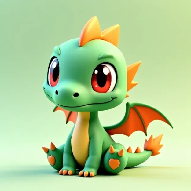Dragoncito - Chú Rồng Chibi Đáng Yêu Nhất - Image 1