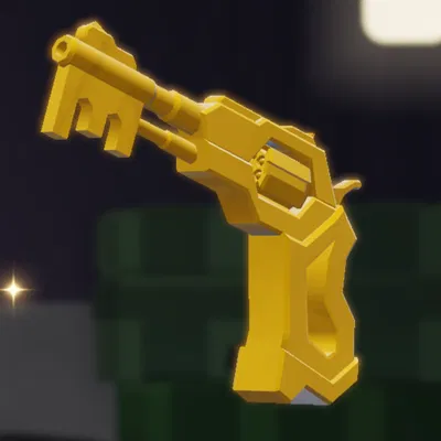 Mô hình chìa khóa hình súng ổ xoay - Thiết kế 3D độc lạ