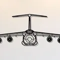 Mô hình trang trí tường máy bay Lockheed C-5 Galaxy 3D - Thumbnail 1